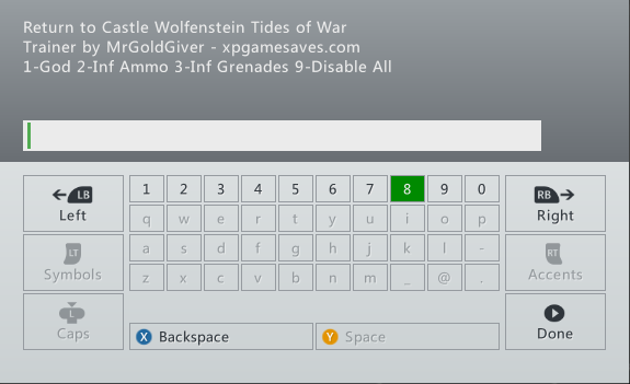 TeamXPG~ Return to Castle Wolfenstein: Tides of War Xbox Original Game  Trainer +3 | XPG Gaming Community