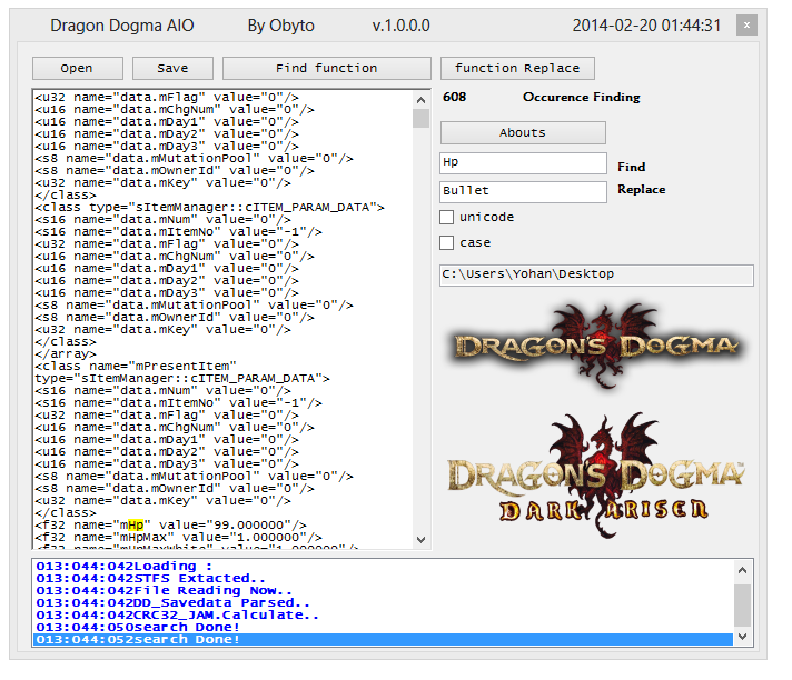 UP2016}[XPG][ Dragon Dogma AIO Save Editor XBOX360+PC ][v.1]- Xbox 360 Mod  Tool | XPG Gaming Community