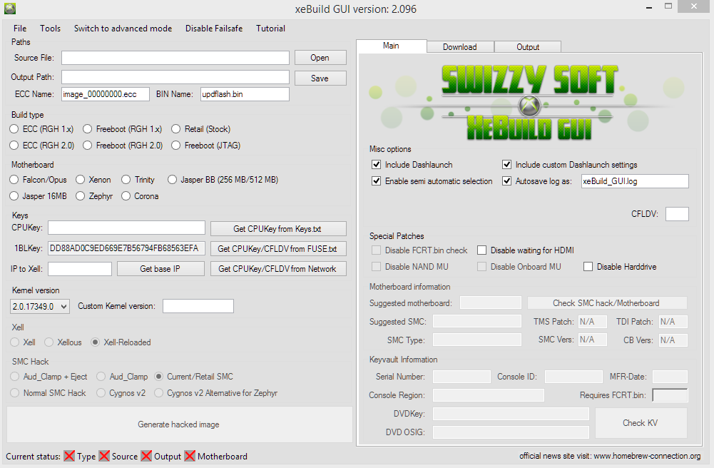 Swizzy's xeBuild GUI Version 2.096 + Dashlaunch 3.15 | XPG Gaming Community