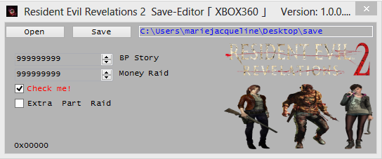 TEAM-XPG ] [360Revolution] Resident Evil Revelations 2 save editor [0.1]- Xbox  360 Mod Tool | XPG Gaming Community